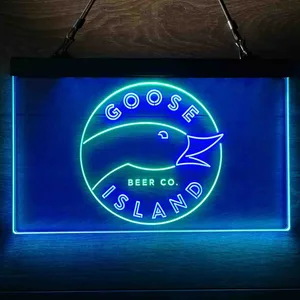 Goose Island Beer Co. Logo Neon-Like LED Sign