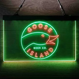 Goose Island Beer Co. Logo Neon-Like LED Sign