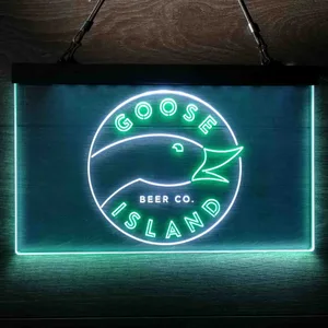Goose Island Beer Co. Logo Neon-Like LED Sign