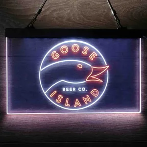 Goose Island Beer Co. Logo Neon-Like LED Sign
