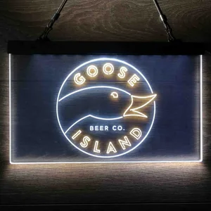 Goose Island Beer Co. Logo Neon-Like LED Sign