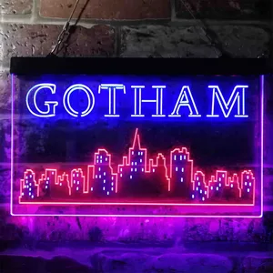 Gotham City Neon-Like LED Sign