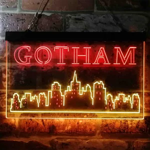 Gotham City Neon-Like LED Sign
