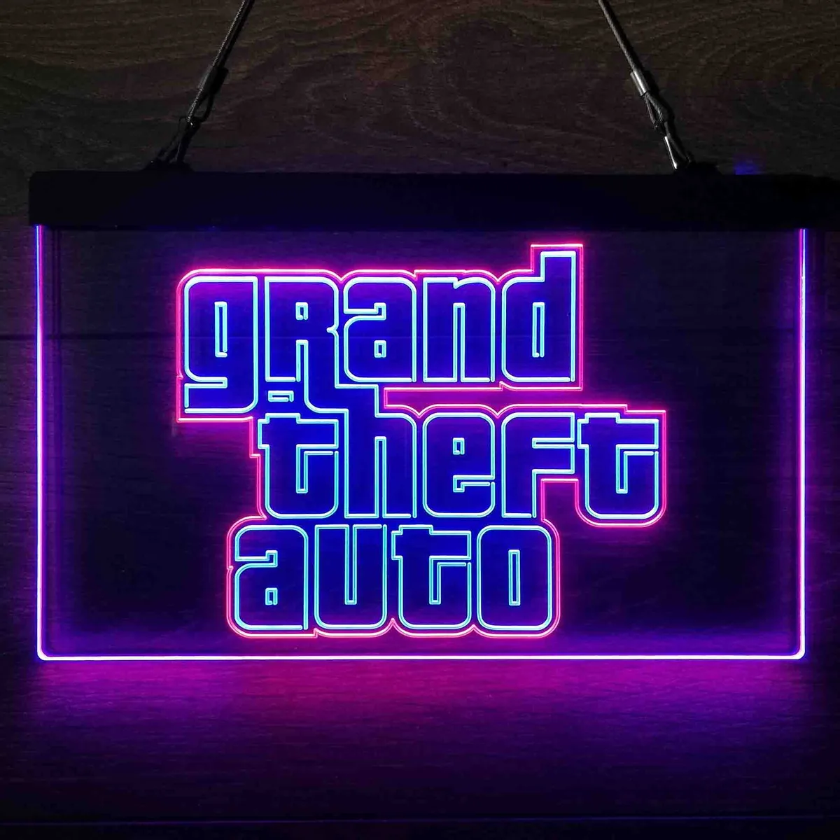 Grand Theft Auto Neon-Like LED Sign