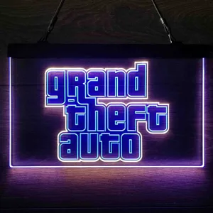 Grand Theft Auto Neon-Like LED Sign