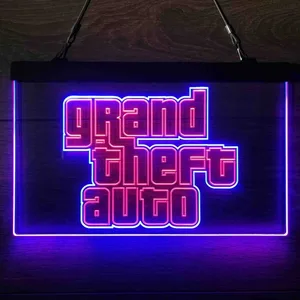 Grand Theft Auto Neon-Like LED Sign