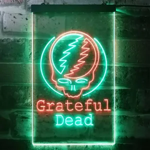 Grateful Dead Skull Neon-Like LED Sign