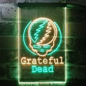 Grateful Dead Skull Neon-Like LED Sign