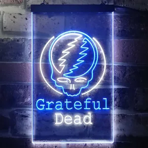 Grateful Dead Skull Neon-Like LED Sign