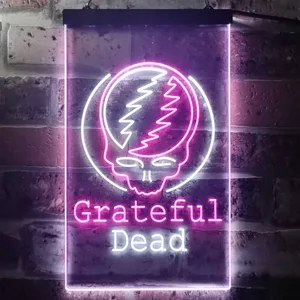 Grateful Dead Skull Neon-Like LED Sign