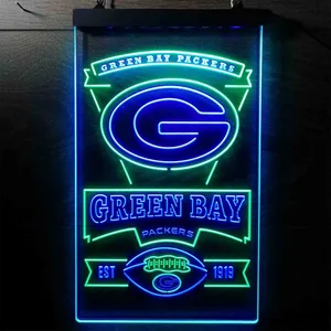 Green Bay Packers EST 1919 Neon-Like LED Sign