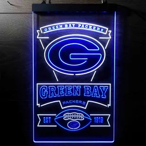 Green Bay Packers EST 1919 Neon-Like LED Sign