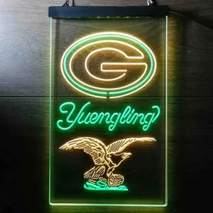 Green Bay Packers Yuengling Neon-Like LED Sign