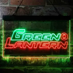 Green Lantern Neon-Like LED Sign