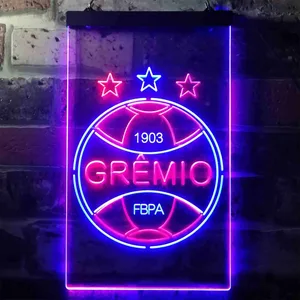 Gremio Foot-Ball Porto Alegrense Logo Neon-Like LED Sign