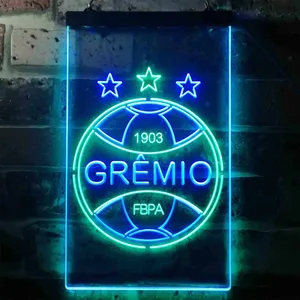 Gremio Foot-Ball Porto Alegrense Logo Neon-Like LED Sign