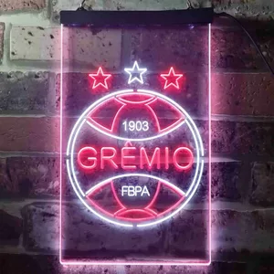 Gremio Foot-Ball Porto Alegrense Logo Neon-Like LED Sign