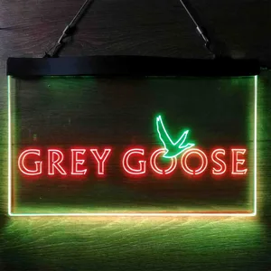 Grey Goose Bird Neon-Like LED Sign