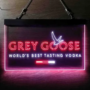 Grey Goose Logo Neon-Like LED Sign