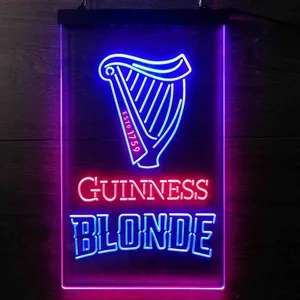 Guiness Blonde Neon-Like LED Sign