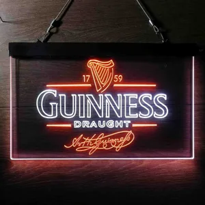 Guinness Draught Arthur Guinness Neon-Like LED Sign