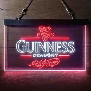 Guinness Draught Arthur Guinness Neon-Like LED Sign