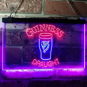 Guinness Draught Glass Neon-Like LED Sign