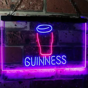 Guinness Glass Neon-Like LED Sign