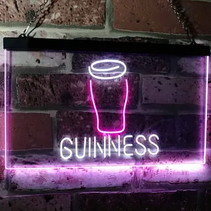 Guinness Glass Neon-Like LED Sign