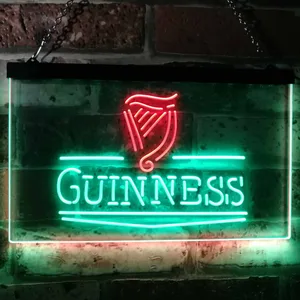 Guinness Logo 2 Neon-Like LED Sign
