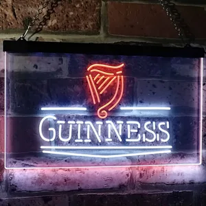 Guinness Logo 2 Neon-Like LED Sign