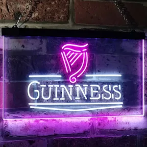 Guinness Logo 2 Neon-Like LED Sign