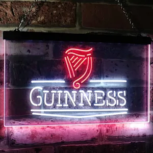 Guinness Logo 2 Neon-Like LED Sign