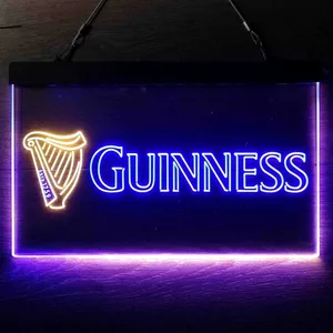 Guinness Logo Neon-Like LED Sign