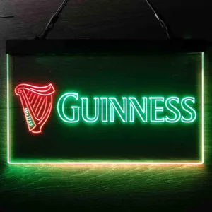 Guinness Logo Neon-Like LED Sign