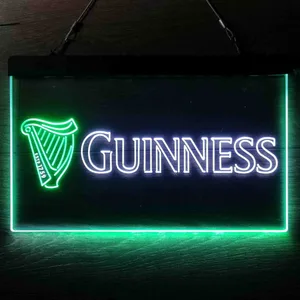 Guinness Logo Neon-Like LED Sign