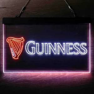 Guinness Logo Neon-Like LED Sign