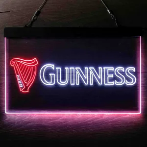 Guinness Logo Neon-Like LED Sign