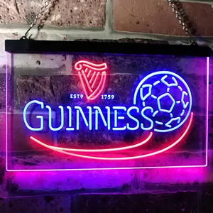 Guinness Soccer Neon-Like LED Sign