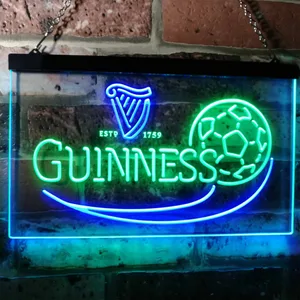 Guinness Soccer Neon-Like LED Sign