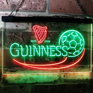 Guinness Soccer Neon-Like LED Sign