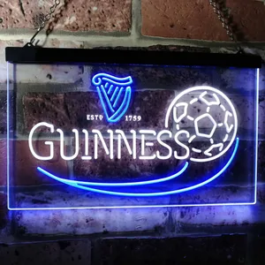 Guinness Soccer Neon-Like LED Sign
