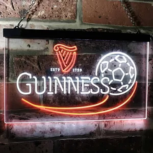 Guinness Soccer Neon-Like LED Sign