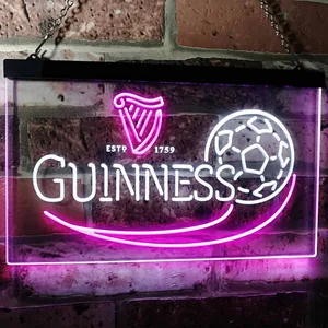 Guinness Soccer Neon-Like LED Sign
