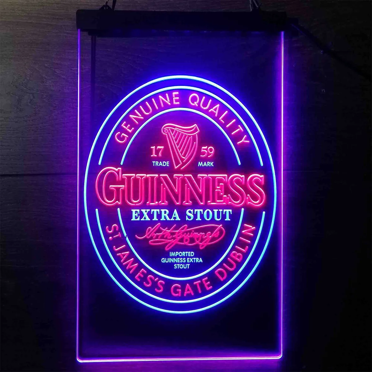 Guinness St. James Gate Dublin Neon-Like LED Sign