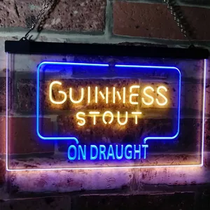 Guinness Stout On Draught Neon-Like LED Sign