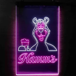 Hamm's Bear 2 Neon-Like LED Sign
