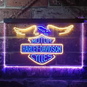 Harley Davidson Eagle 2 Neon-Like LED Sign