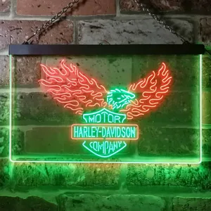 Harley Davidson Eagle 3 Neon-Like LED Sign