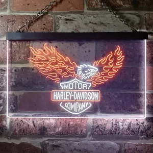 Harley Davidson Eagle 3 Neon-Like LED Sign